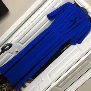 Royal blue maxi dress